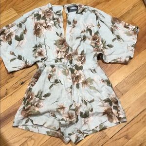 Reformation floral romper
